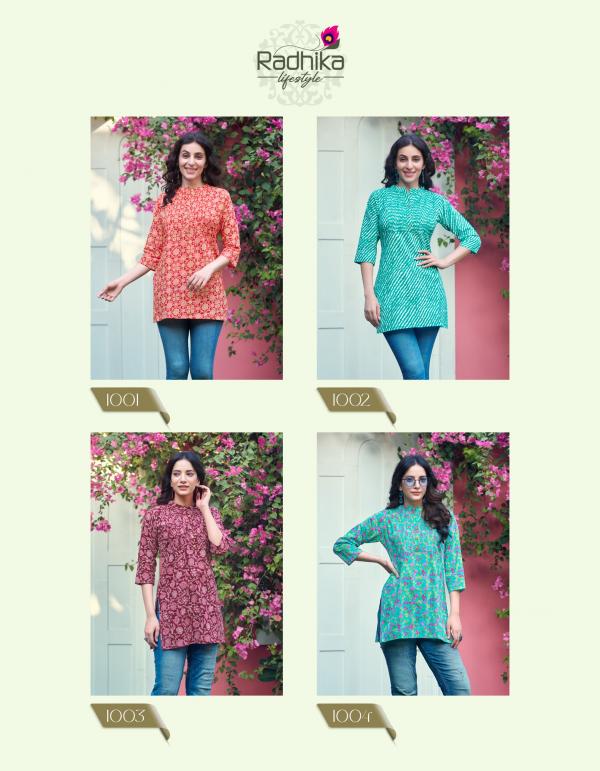 Radhika Summer Shine 1 Cotton Fancy Top Collection